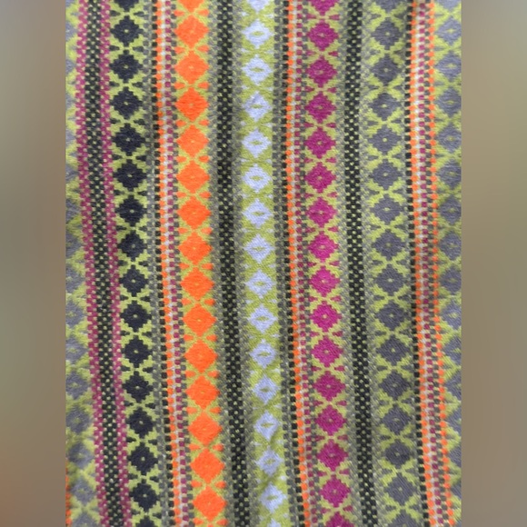 Rare Free People Vintage Deadstock Striped A-line Skirt NWT NOS Sz 12 Chartreuse - Picture 11 of 16